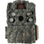 Browning Strike Force Fhdr Trail Camera 40 Mp, camouflage-patterned trail camera with multiple infrared LEDs around the lens and a small LCD screen at the top.