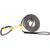 Hunter Safety System Tether/linemans Rope High Strength 8 Ft., coiled climbing safety rope with carabiner and sturdy loop designed for outdoor safety and climbing protection.