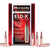 Hornady Eld-x Bullets 6mm .243 90 Gr. Eld-x 100 Box, box of rifle bullets with four bullets placed around it.