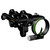 Truglo Pendulum Sight Black 1 Pin, black archery sight with a green illuminated pin and adjustment dial.