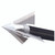 Qad Exodus Broadheads Full Blade 100 Gr. 3 Pk., close-up view of a durable broadhead with full blade design and sharp metal blades.