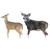 Montana Decoy Dreamteam Buck/doe Combo Decoy, realistic lifelike deer decoys of a buck with antlers and a doe for hunting and wildlife photography.