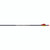 Easton 5mm Full Metal Jacket Arrows 400 Blazer Vanes 6 Pack, image of a single arrow with red and yellow vanes on a white background.