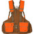Browning Bird'n Lite Strap Vest 2.0 Extra Large - Xx Large, hunting vest with orange and brown design, multiple storage pockets, adjustable straps, and lightweight construction for bird hunting.