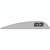 Easton Diamond Vanes White 280 100 Pk, white archery vane with Easton logo for bow arrow stabilization.