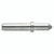 Easton Pin Bushings X10 12 Pack, silver metal pin with a tapered end and a wider middle section on white background.