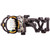 Trophy Ridge React H5 Sight Black 5 Pin, archery sight with multicolor pins, housing, and mounting frame.