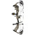 Bear Thp Adapt 2 Hp Rth Package Mossy Oak Bottomland 55-70 Rh, camouflage compound bow with camo limbs, black sight, arrow rest, and accessories, suitable for hunting.