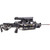Tenpoint Trx 26 Oracle Crossbow Package Acuslide Maxx Vektra Camo, modern crossbow with camouflage pattern, scope mounted on top, and tactical design elements.