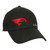 Elevation Fitted Hat Red/black Universal Fit, black cap with red eagle logo and adjustable fit.