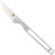 Cobratec Surgeon Knife Fixed Blade Satin, stainless steel surgical knife with a sharp, satin-finished blade and a long, flat handle for precision and control.