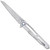 Cobratec Ghost Frame Lock Damascus Knife Folding Blade Silver, a high-quality folding knife with a Damascus steel blade and a sleek silver frame lock design.