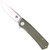 Cobratec Serpent Folder Knife Folding Blade Od Green