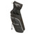 Elevation Nerve Field Quiver Youth Edition Black Rh, a black archery quiver with multiple compartments, white piping, and a silver logo on the front for youth archers.