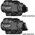 Streamlight Tlr-8a Weapon Light With Laser Black 500 Lumens, a compact tactical gun light with integrated laser and dual switch modes for high and low operation.