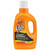 Dead Down Wind Laundry Detergent 40 Oz, orange plastic bottle with handle and white cap, label indicating it is unscented, concentrated, removes stains, eliminates odors, and suitable for hunting garments.
