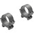 Leupold Prw2 Scope Rings Matte 30mm Low, two black scope rings for mounting riflescopes to firearms.