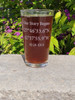 Personalized Coordinates Pint Glass | Longitude Latitude Pint Glass | Customized GPS Etched Pint Glasses | Personalized Pint Glass