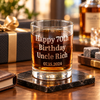 Personalized Aged to Perfection Whiskey Glass – Custom Birth Year Rocks Glass