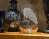 Etched Custom Design on 17oz Stemless Wine Glass - Personalized Engraved Tumbler with Your Logo, Design and Text.  Bulk Discounts Available