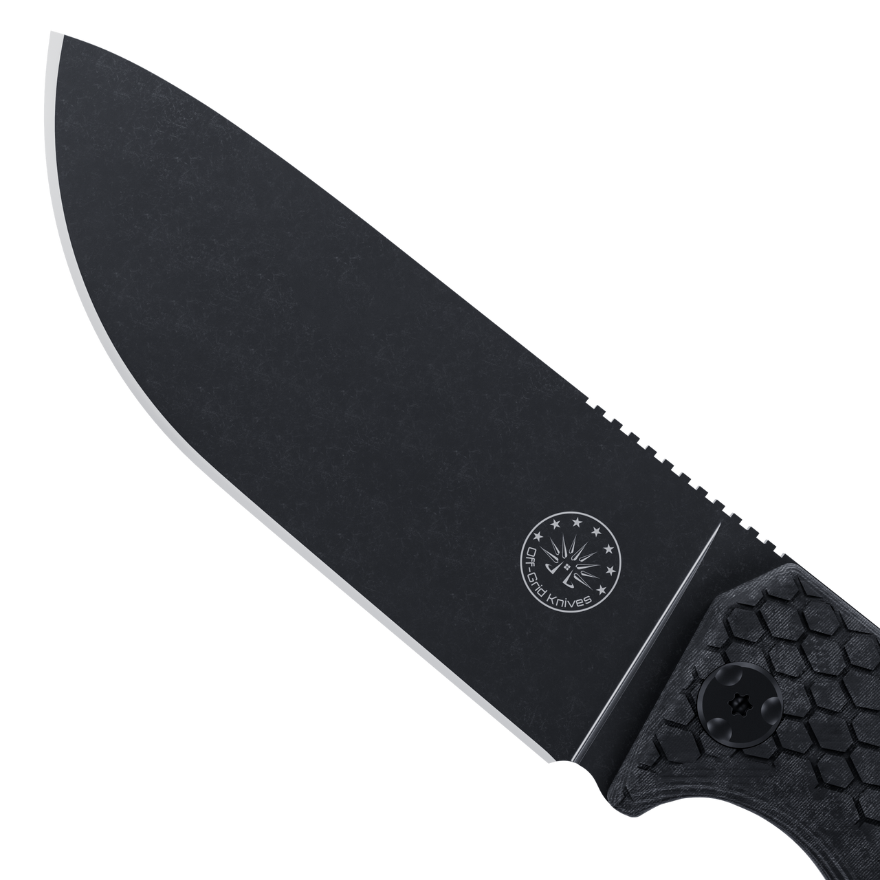 TRACKERX2 Blackwash OffGrid Knives