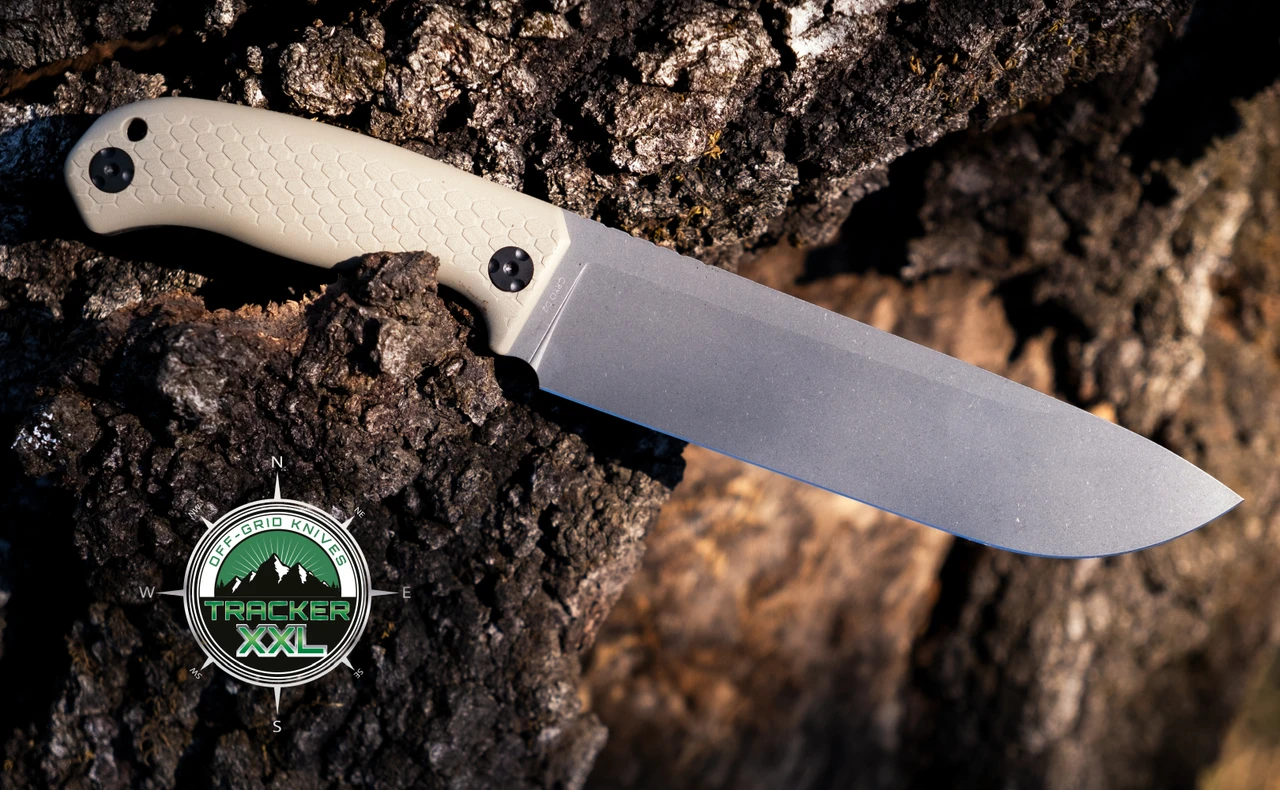 Razor Sharp Tracker XXL (Coyote) Knives | Off-Grid Knives