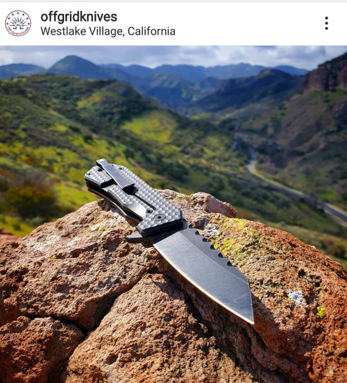 BLACK MAMBA V2 EDC Knife - Böhler M390 Steel Blade