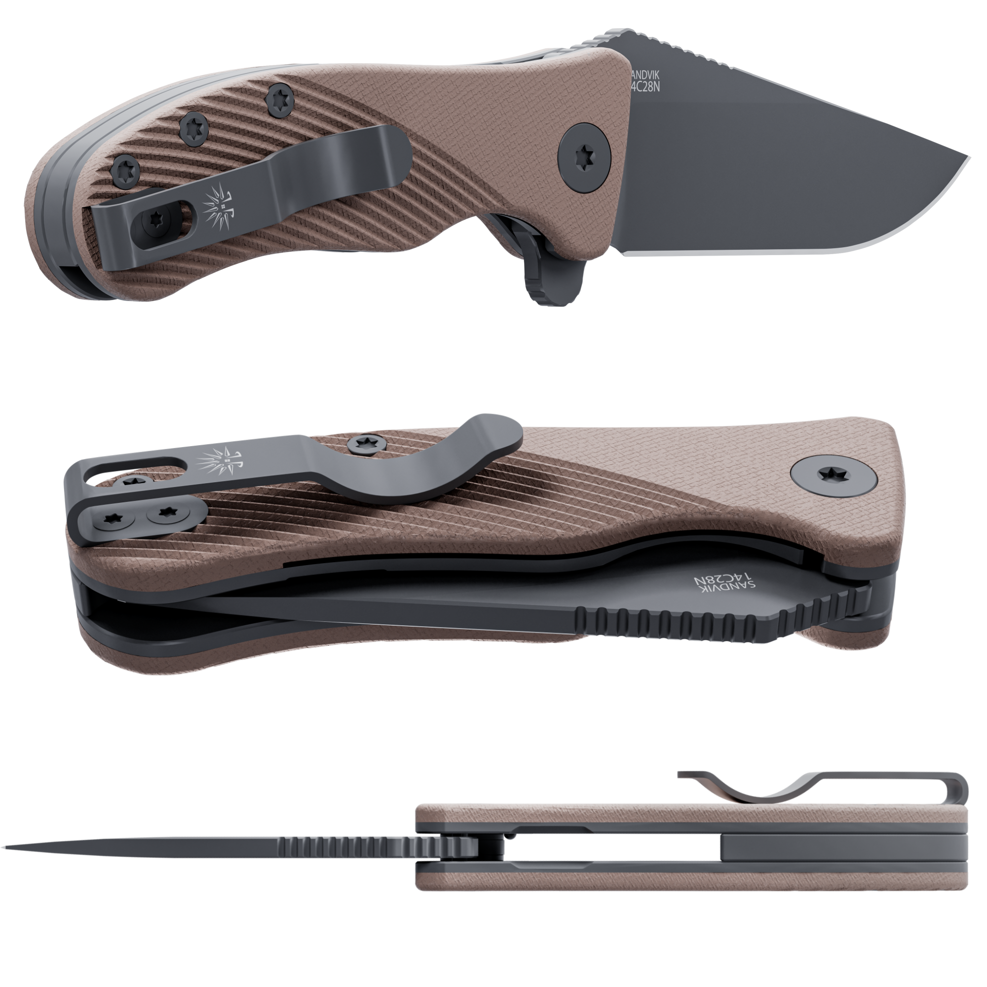 BABY RHINO Blackout - Off-Grid Knives