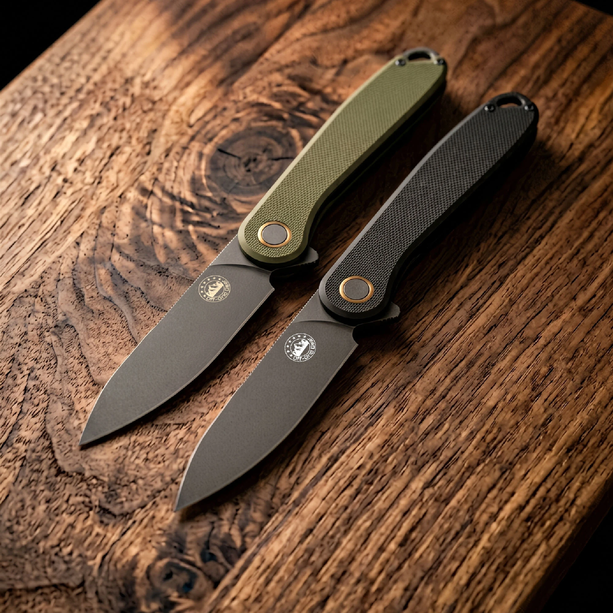 BaseLine Field Gray everyday carry frame lock flipper