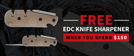 FREE EDC Knife Sharpener when you Spend $150