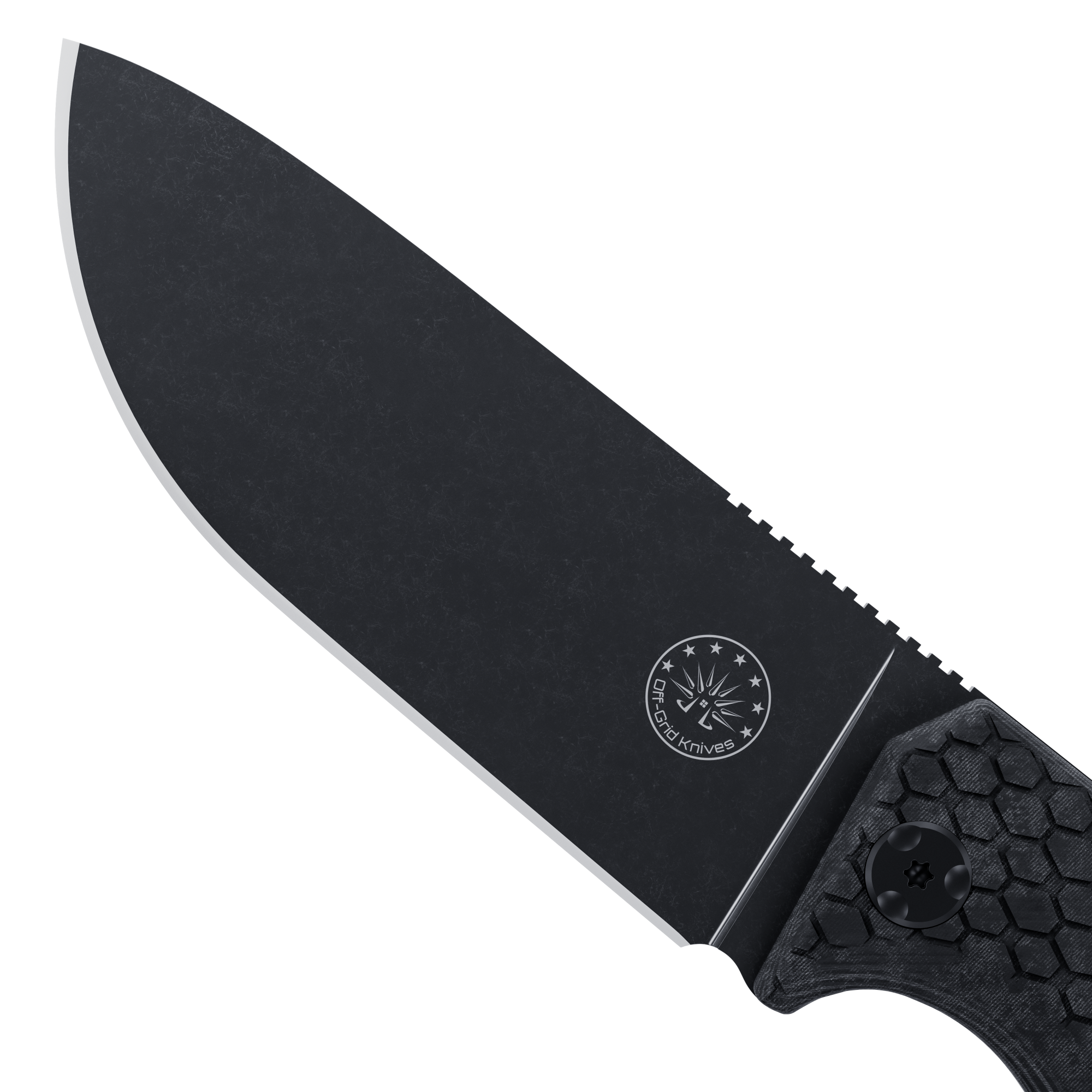 TRACKERX2 Blackwash OffGrid Knives