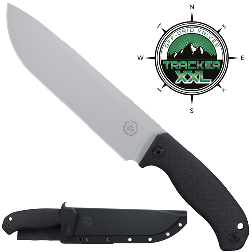 Sharp Tracker XXL - Stonewash Knives | Off-Grid Knives