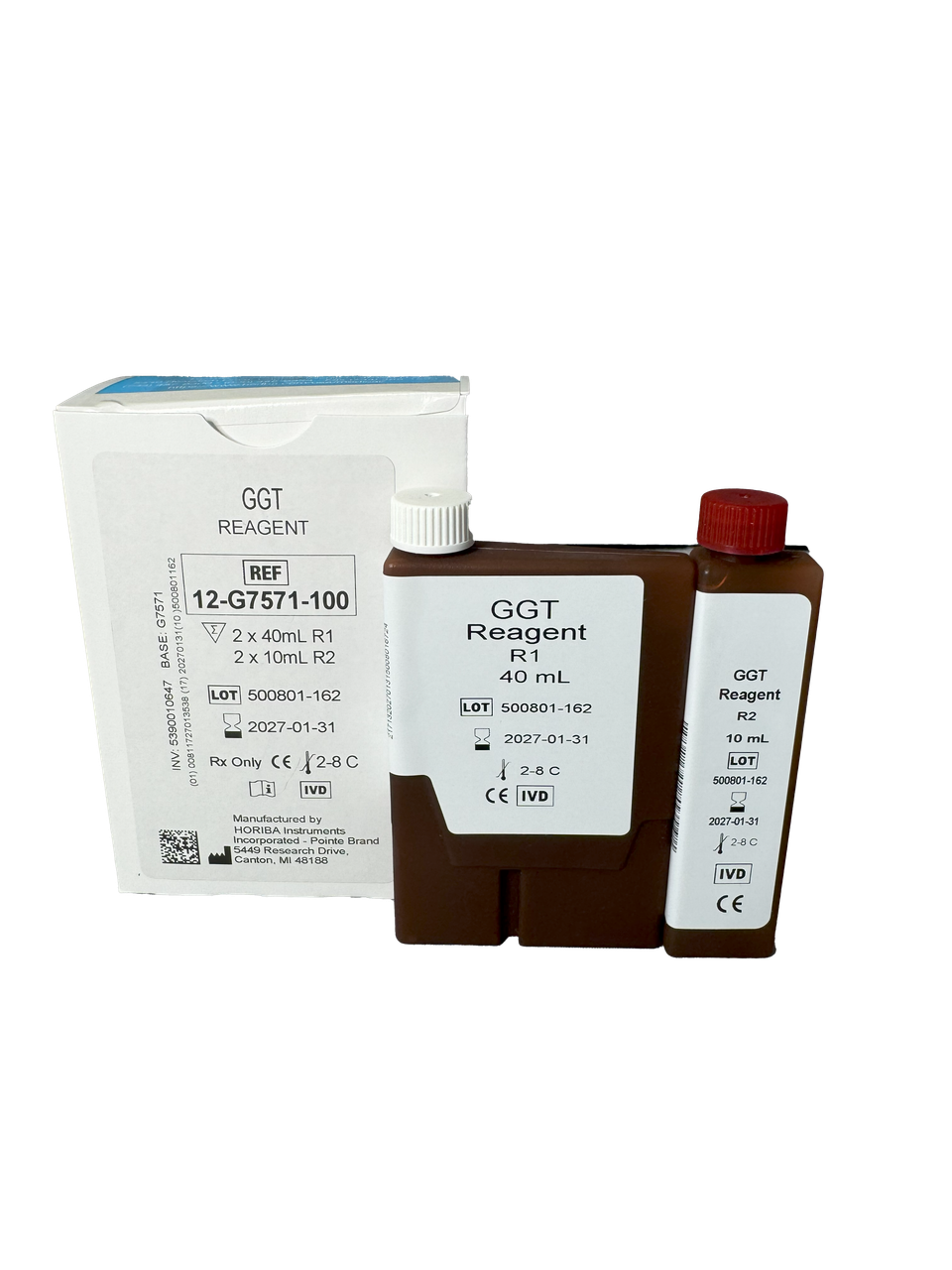 y-Glutamyl Transferase Reagent 12-G7571-100, R1: 2 x 40 mL, R2: 2 x 10 ...