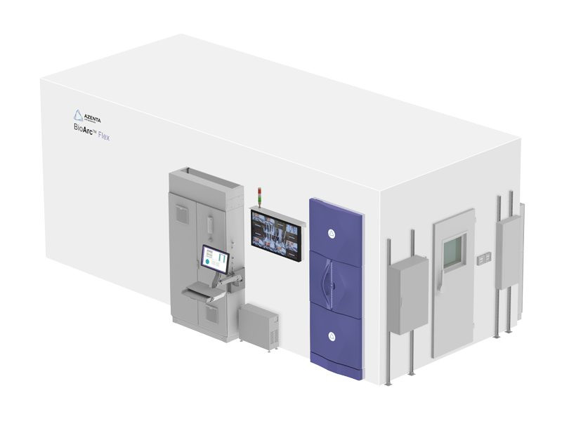 Azenta Rack Technical Spec Azenta® BioArc™ Flex -80°C Automated Sample Storage System