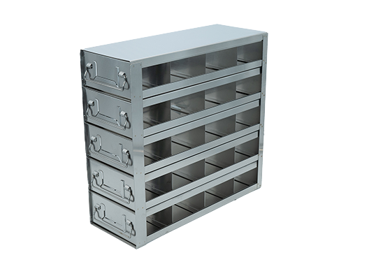 Matrix Latch Racks Racks Freezer Racks Upright Freezer Rack for SBS formatted boxes, 6x3 configuration