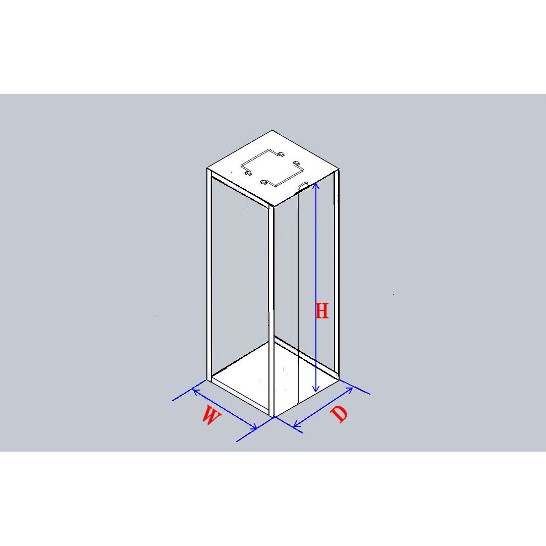 Vertical Freezer Rack for 25-Place Slide Boxes, Holds 4 boxes