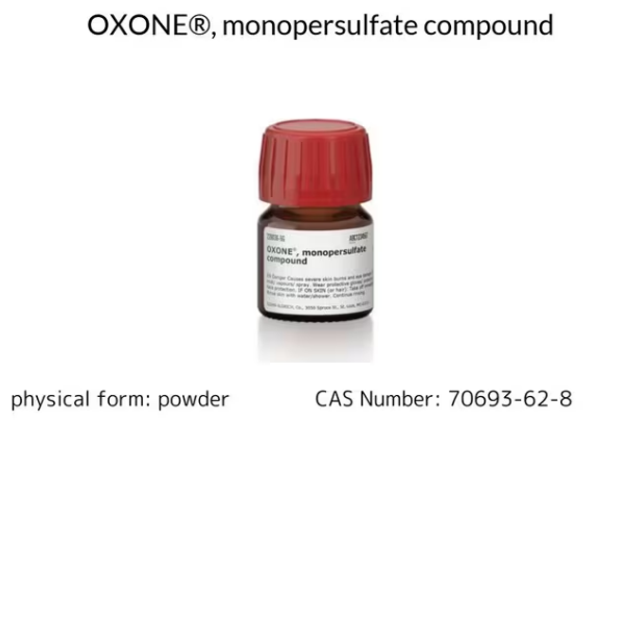 K☆238 GIDK INC OXONE®, monopersulfate compound, 1 X 5 kg (228036-5KG