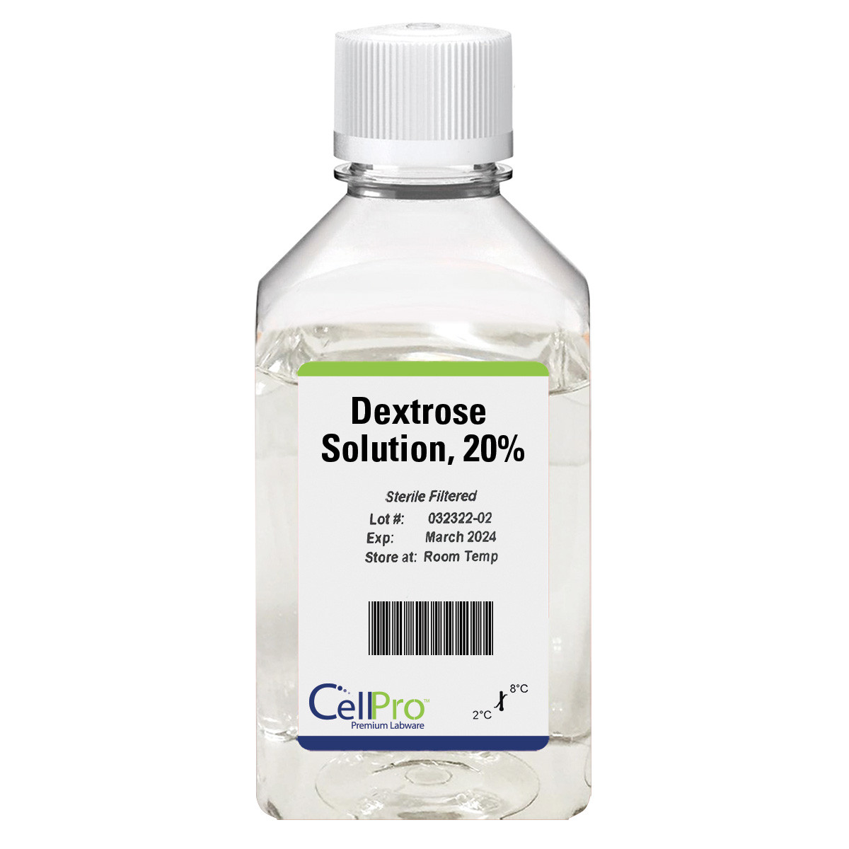 CellPro Dextrose Solution: Optimal 20% Concentration
