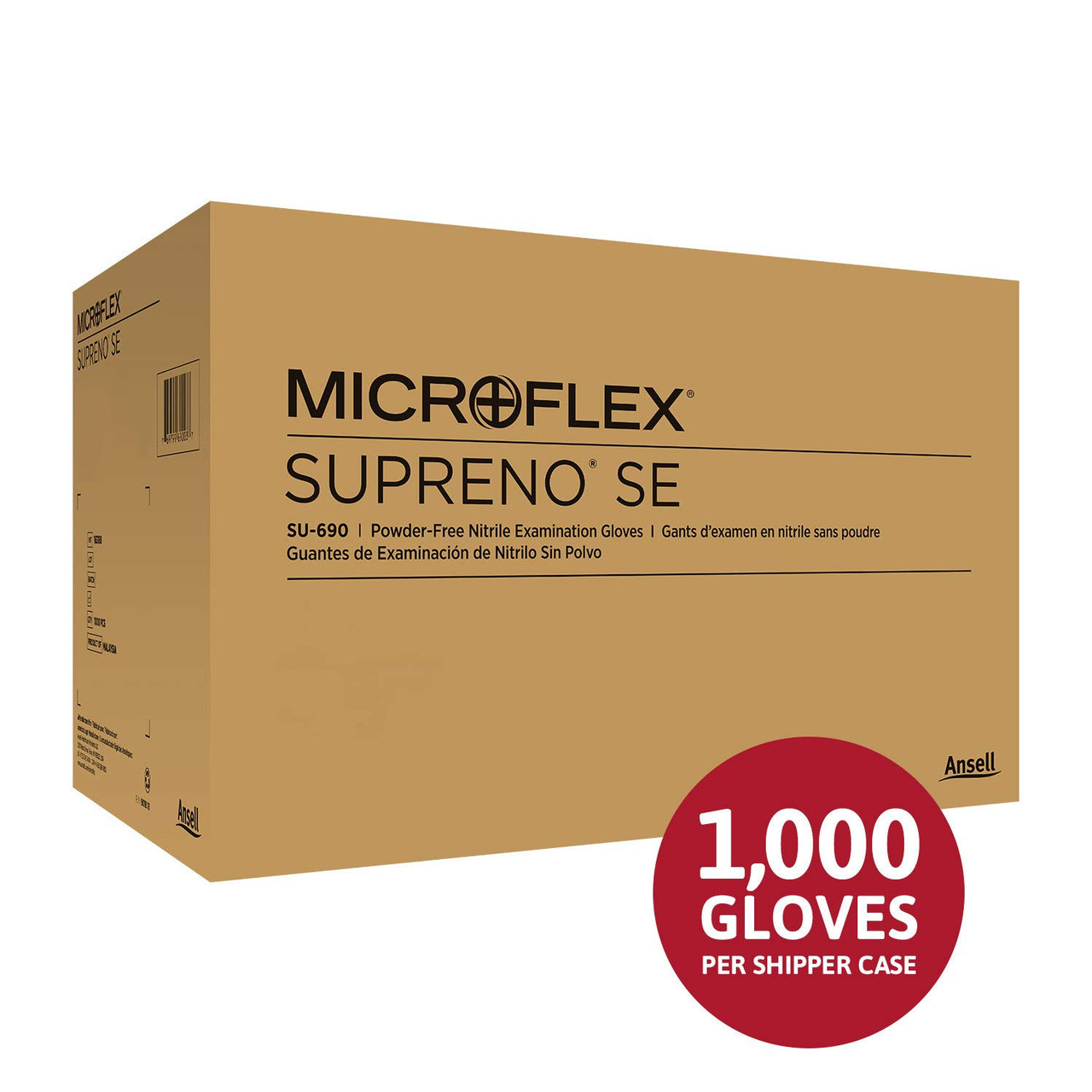 Microflex Supreno SE SU-690 Nitrile Gloves - 1000/Case