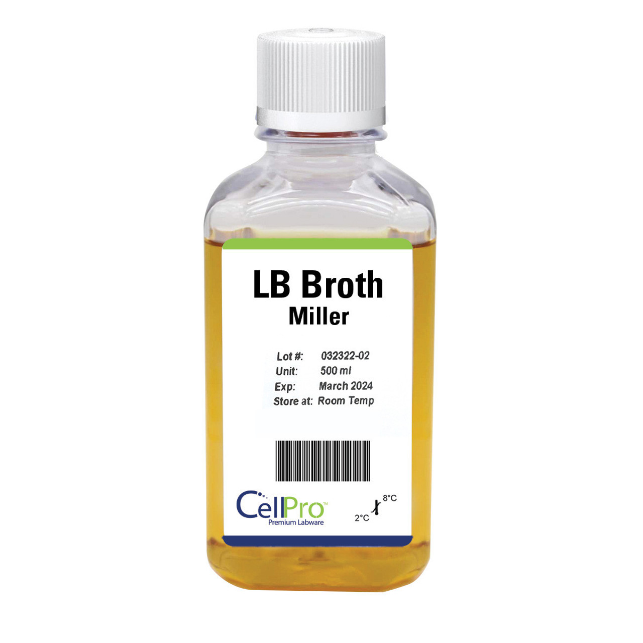 CellPro LB Broth, Miller