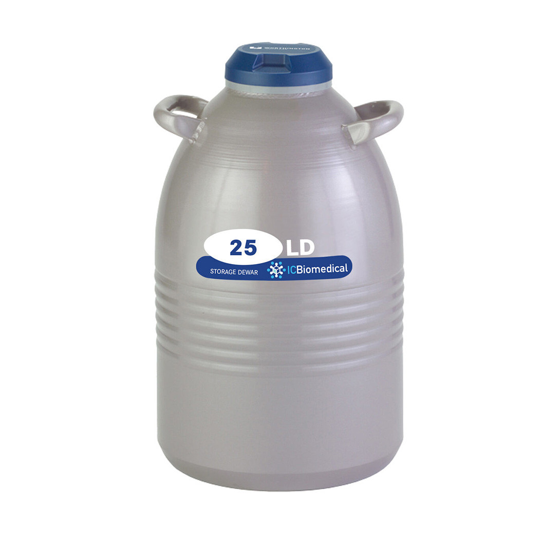 IC Biomedical® LD25 Aluminum Cryogenic Dewar, (Capacity: 25L)