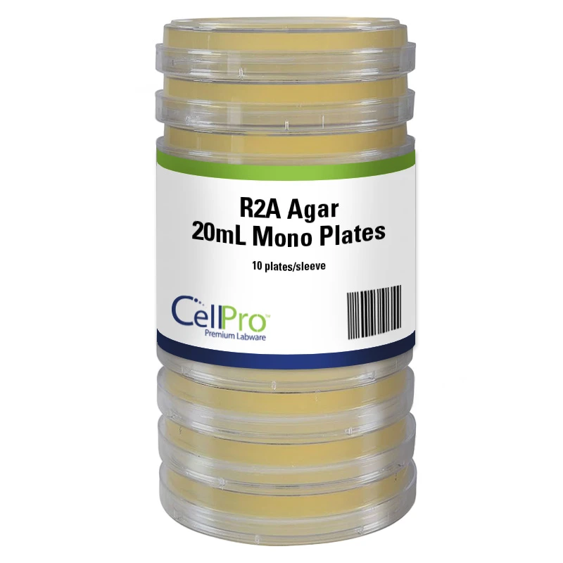 Medio R2a R2A Agar Mono Plates 20mL, 10/Pk – Buy Now for Water Testing!