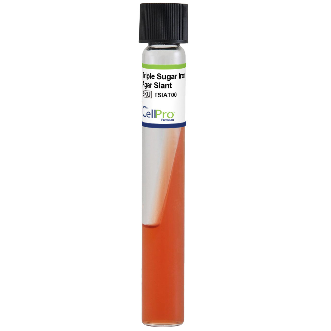Syugaページ Triple Sugar Iron Agar Slant, 9mL, 16x125mm Screw Cap, 10/Pk
