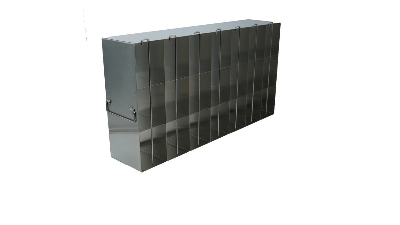 Stainless Steel Upright Freezer Rack for SBS Formatted Boxes (Micronic ...