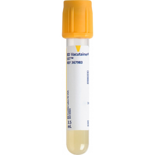 Sst Label BD® 367983 Vacutainer™ Plus Plastic SST™ Blood Collection Tubes with ...