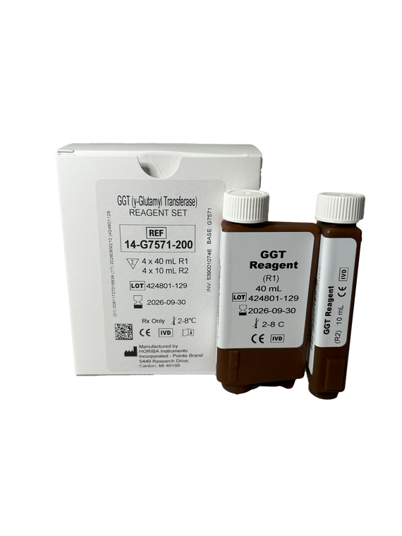 GGT(y-GlutamylTransferase) 14-G7571-200, R1: 4 x 40 mL, R2: 4 x 10 mL (5390010746) | HORIBA® (Pointe Scientific)