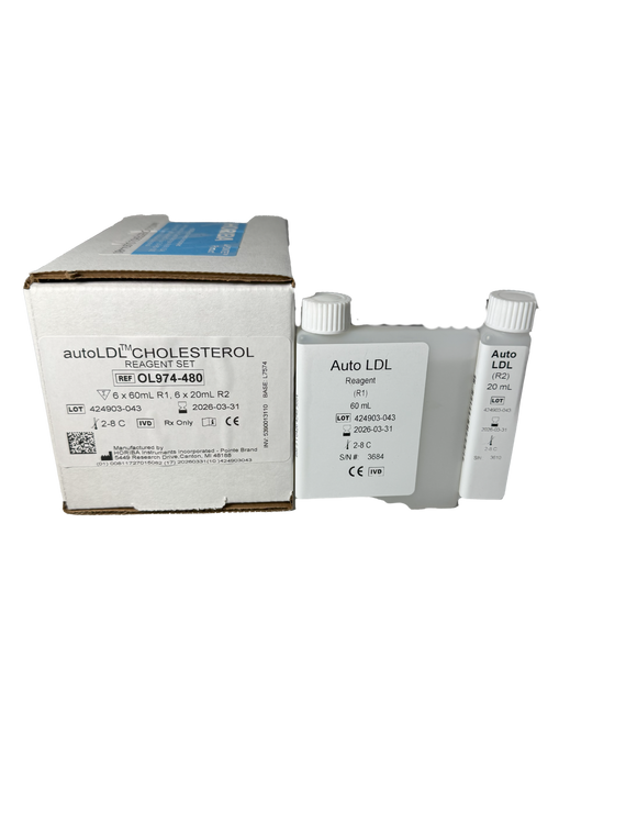 autoLDL Cholesterol Reagent Set OL974-480, R1: 6 x 60 mL, R2: 6 x 20 mL (5390013110) | HORIBA® (Pointe Scientific)