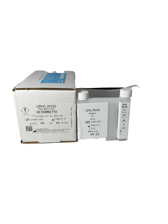 Uric Acid Reagent Set OU982-713, R1: 9 x 65 mL, R2: 8 x 16 mL (5390013115) | HORIBA® (Pointe Scientific)