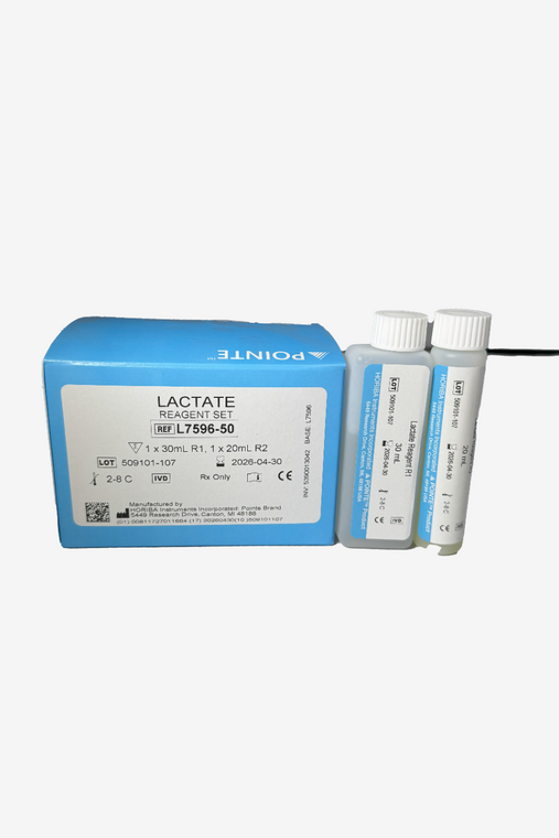 Lactate Reagent Set L7596-50 , R1: 1 x 30 mL, R2: 1 x 20 mL (5390013042) | HORIBA® (Pointe Scientific)