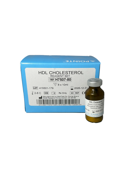 HDL Cholesterol H7507-80, 8 x 10 mL (5390012934) | HORIBA® (Pointe Scientific)